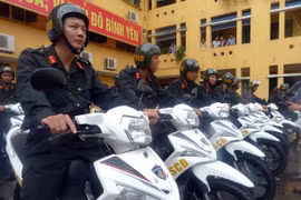 CATP tiếp nhận 50 xe mô tô do Công ty YAMAHA tài trợ