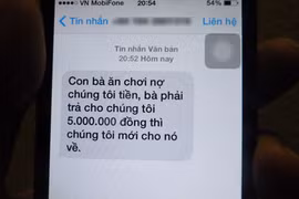Con bỏ nhà "đi hoang", mẹ bị tống tiền qua điện thoại