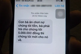 Con bỏ nhà "đi hoang", mẹ bị tống tiền qua điện thoại