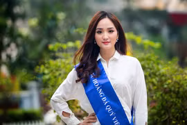 "Bản sao" của Hoa hậu Giáng My mang Tết đến với các bệnh nhi