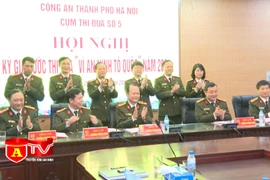 Cụm thi đua số 5 CATP Hà Nội ký giao ước thi đua năm 2021