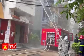 Diễn tập phương án PCCC và CNCH tại khu dân cư