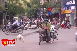 Kiểm tra, xử lý xe tự chế chở hàng cồng kềnh gây nguy hiểm