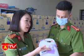 Thủ đoạn tinh vi của đối tượng làm giả nước giặt 