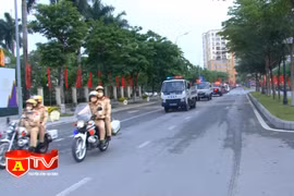 Ra quân đảm bảo trật tự ATGT, trật tự đô thị, bảo vệ Sea Games 31