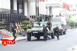 Hiệp đồng tác chiến bảo vệ các mục tiêu trọng điểm trên địa bàn