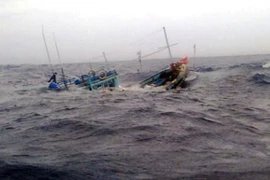 Tàu cá bị đâm chìm trên vùng biển Hải Phòng, hai ngư dân mất tích