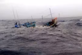 Tàu cá bị đâm chìm trên vùng biển Hải Phòng, hai ngư dân mất tích