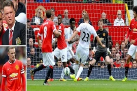 Louis van Gaal “méo xệch” mặt trong ngày mở màn thảm họa cùng M.U