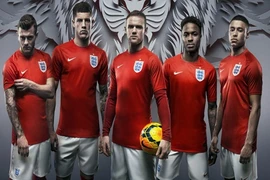 Đội tuyển Anh ra mắt áo đấu tại World Cup 2014