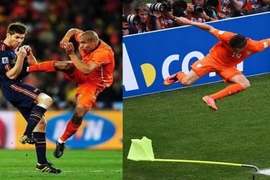Sốc: Robben thừa nhận “ăn vạ”, Huntelaar tái hiện màn kungfu kinh điển của De Jong