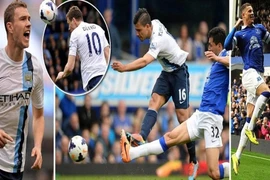Ngược dòng đả bại Everton, Man City soán ngôi Liverpool