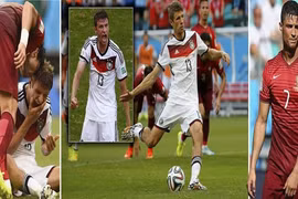 Muller lập hat-trick, Xe tăng Đức “nghiền nát” Bồ Đào Nha