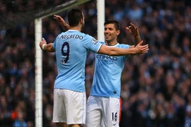 Pellegrini đánh cược Champions League với bộ đôi “song sát” Aguero - Negredo