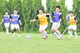 Chùm ảnh: Ngày "hành xác" đầu tiên của đội tuyển Việt Nam