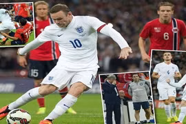 Chùm ảnh: Rooney lập công "rửa" băng đội trưởng Tam Sư 