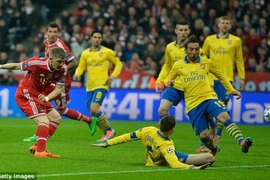 Tỷ số hòa làm hài lòng cả Bayern Munich và Arsenal