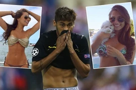 Neymar ra mắt bạn gái “bốc lửa” Gabriella Lenzi ở Barca
