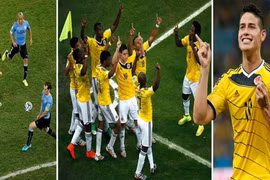 Siêu phẩm của James Rodriguez đưa Colombia vào tứ kết