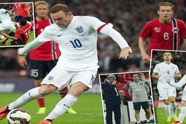 Chùm ảnh: Rooney lập công "rửa" băng đội trưởng Tam Sư 