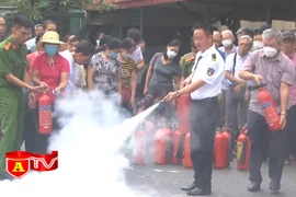 Hơn 300 bảo vệ dân phố, dân phòng tham gia tập huấn PCCC