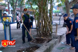 Chỉnh trang phố phường kỷ niệm Ngày giải phóng Thủ đô 10/10