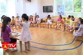 100% xã, phường, thị trấn đều có từ 1 đến 2 trường mầm non