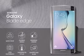 Smartphone kiểu dao phay của Samsung