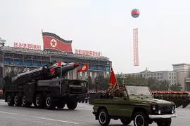 Trong 5 năm, chi tiêu quốc phòng của Triều Tiên tăng 16% 
