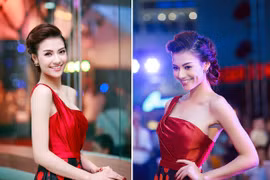 Hồng Quế lưng trần gợi cảm dự sự kiện tại Hà Nội