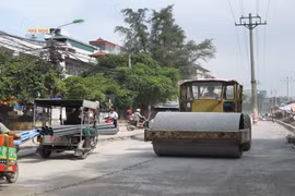 Gấp rút hoàn thành thi công đường Kim Giang