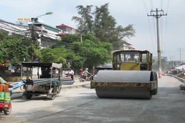 Gấp rút hoàn thành thi công đường Kim Giang