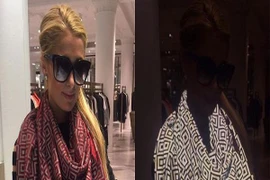 Khăn tàng hình trước máy ảnh