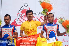 Chặng I giải xe đạp quốc tế: Bùi Minh Thụy đoạt áo vàng