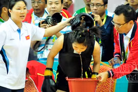 Võ sỹ Việt Nam đổ máu lấy HCV SEA Games