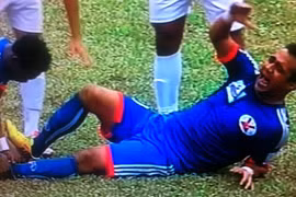 Tiền đạo gãy chân bị Than Quảng Ninh thanh lý hợp đồng