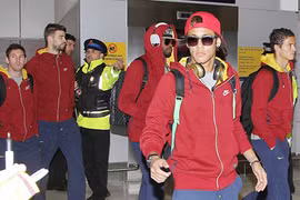 Dàn sao Barca hồ hởi “đổ bộ” xuống thành Manchester