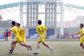 Rộn ràng ngày hội bóng đá học sinh THPT Hà Nội