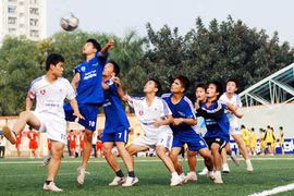 Đã có 17 đội đăng ký tham dự giải bóng đá học sinh THPT Hà Nội 2012