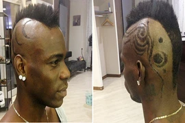 Balotelli khoe tóc mới “ngổ ngáo”