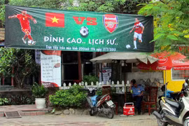 Quán ăn, nhà hàng Hà Nội ăn theo trận Việt Nam - Arsenal