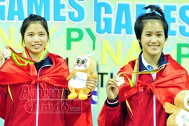 Vật, wushu cùng lập cú đúp Vàng, đưa Việt Nam vươn lên thứ 2