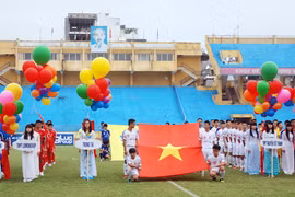 48 trường dự giải bóng đá học sinh THPT Hà Nội 2014