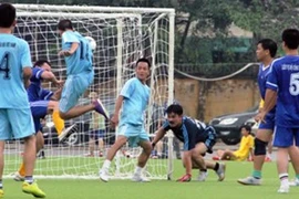 Ngành công thương tổ chức giải bóng đá phong trào