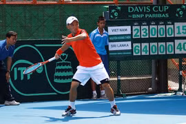 Thua Sri Lanka 2-3, tuyển quần vợt Việt Nam tụt hạng Davis Cup đầy tiếc nuối