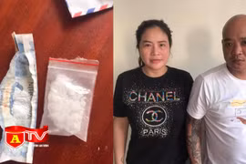 Tuần tra kiểm soát bắt giữ đôi nam nữ tàng trữ ma tuý