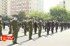 Lực lượng Công an chi viện cho địa phương phòng, chống dịch Covid 19 