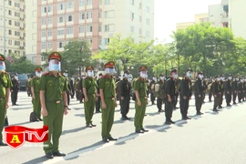 Lực lượng Công an chi viện cho địa phương phòng, chống dịch Covid 19 