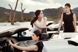 Dàn hoa hậu, á hậu "thả dáng" bên siêu xe
