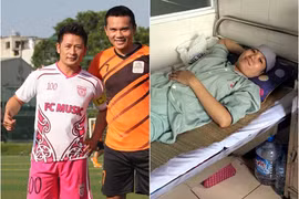 Các cựu tuyển thủ ra sân gây quỹ ủng hộ hoa khôi làng đá cầu